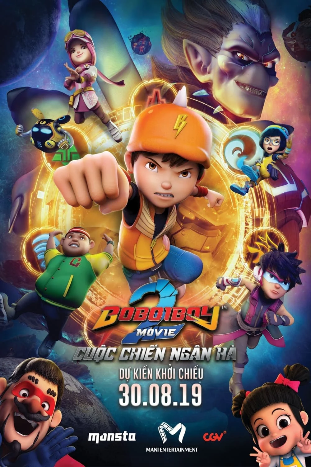 Poster phim Boboiboy 2: Cuộc Chiến Ngân Hà