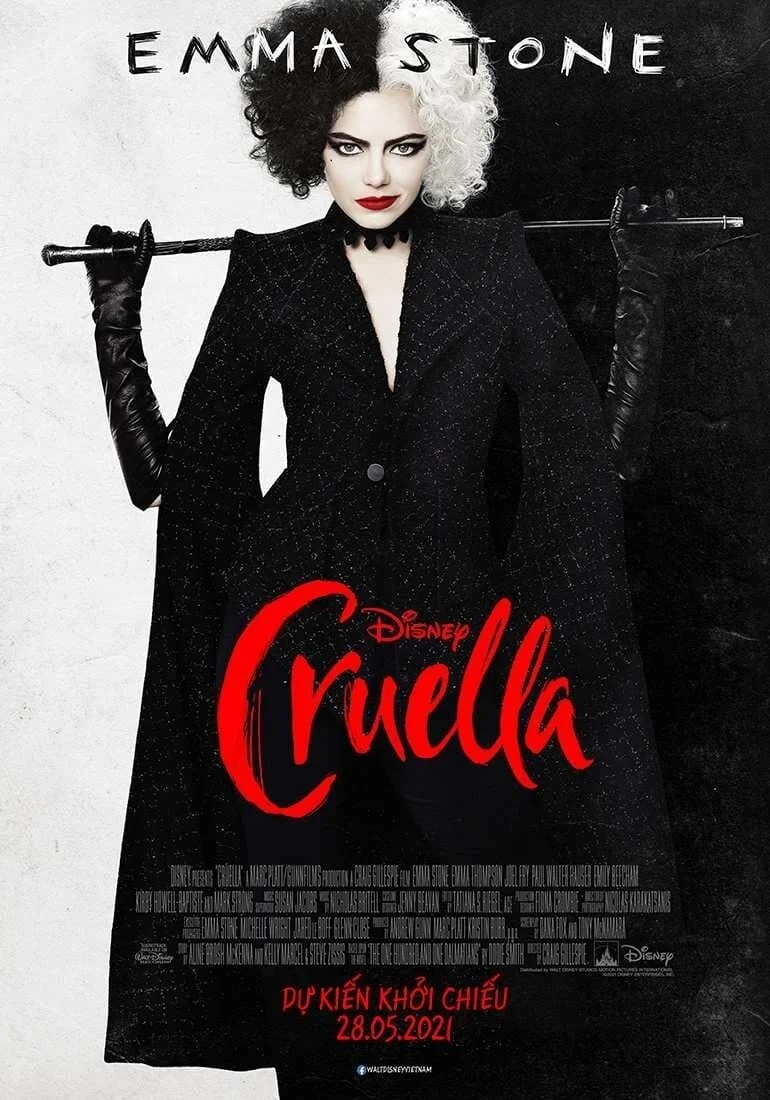 Poster phim Cruella: 101 Chú Chó Đốm