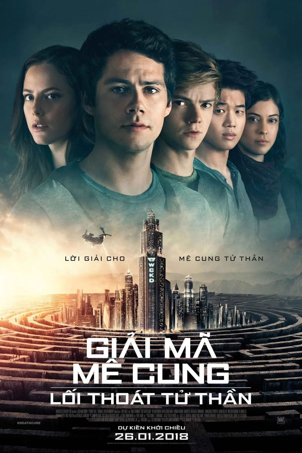 Poster phim Giải Mã Mê Cung: Lối Thoát Tử Thần