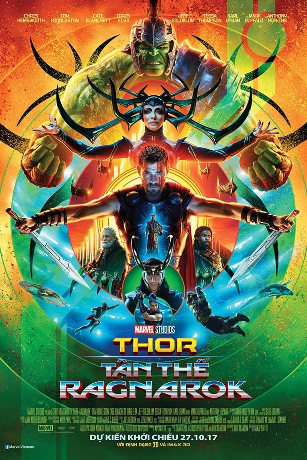 Poster phim Thor: Tận Thế Ragnarok