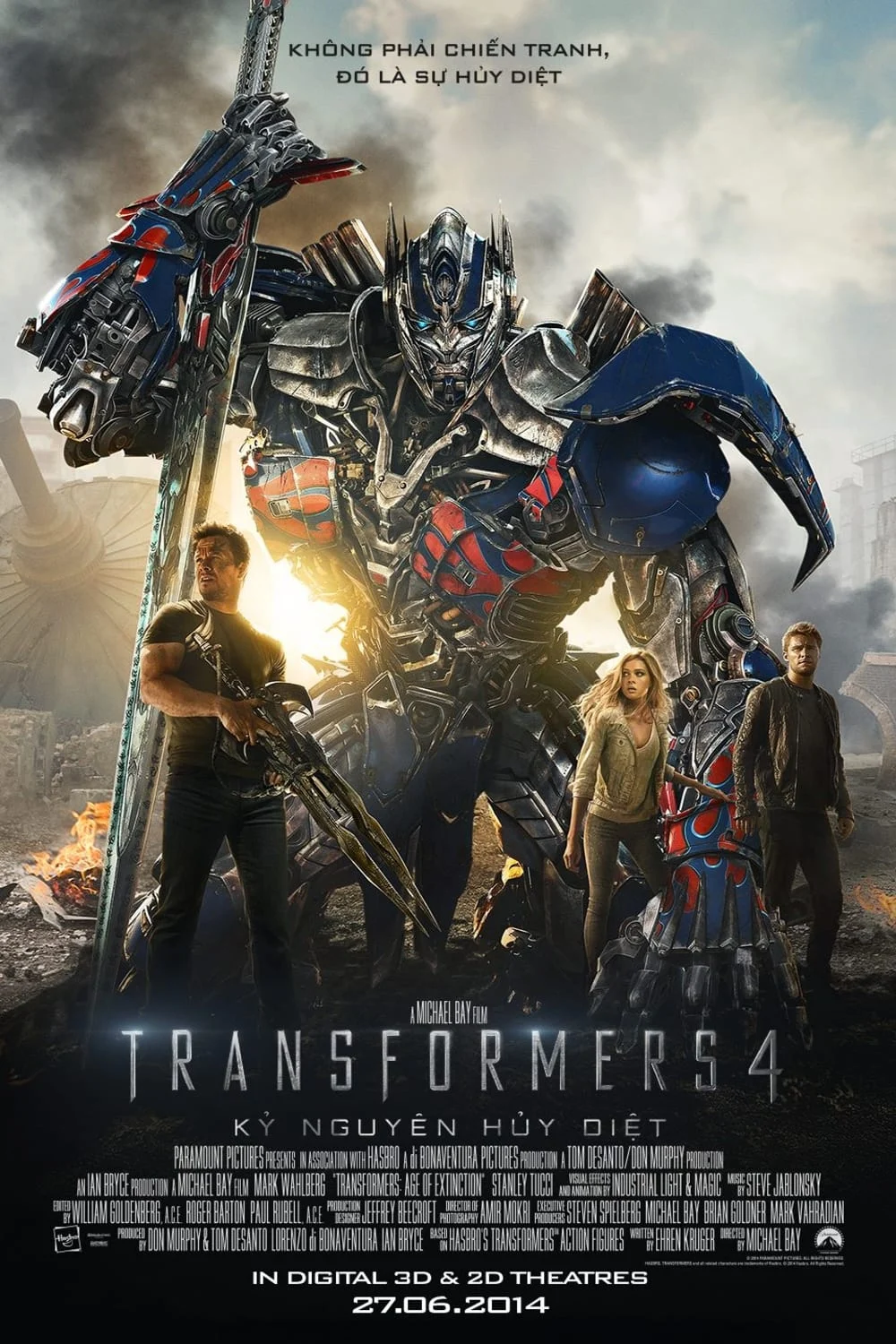 Poster phim Transformers: Kỷ Nguyên Hủy Diệt