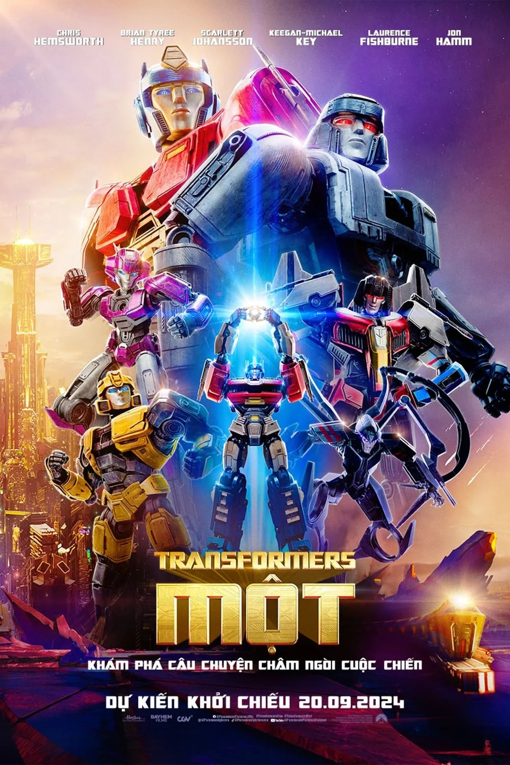 Poster phim Transformers Một