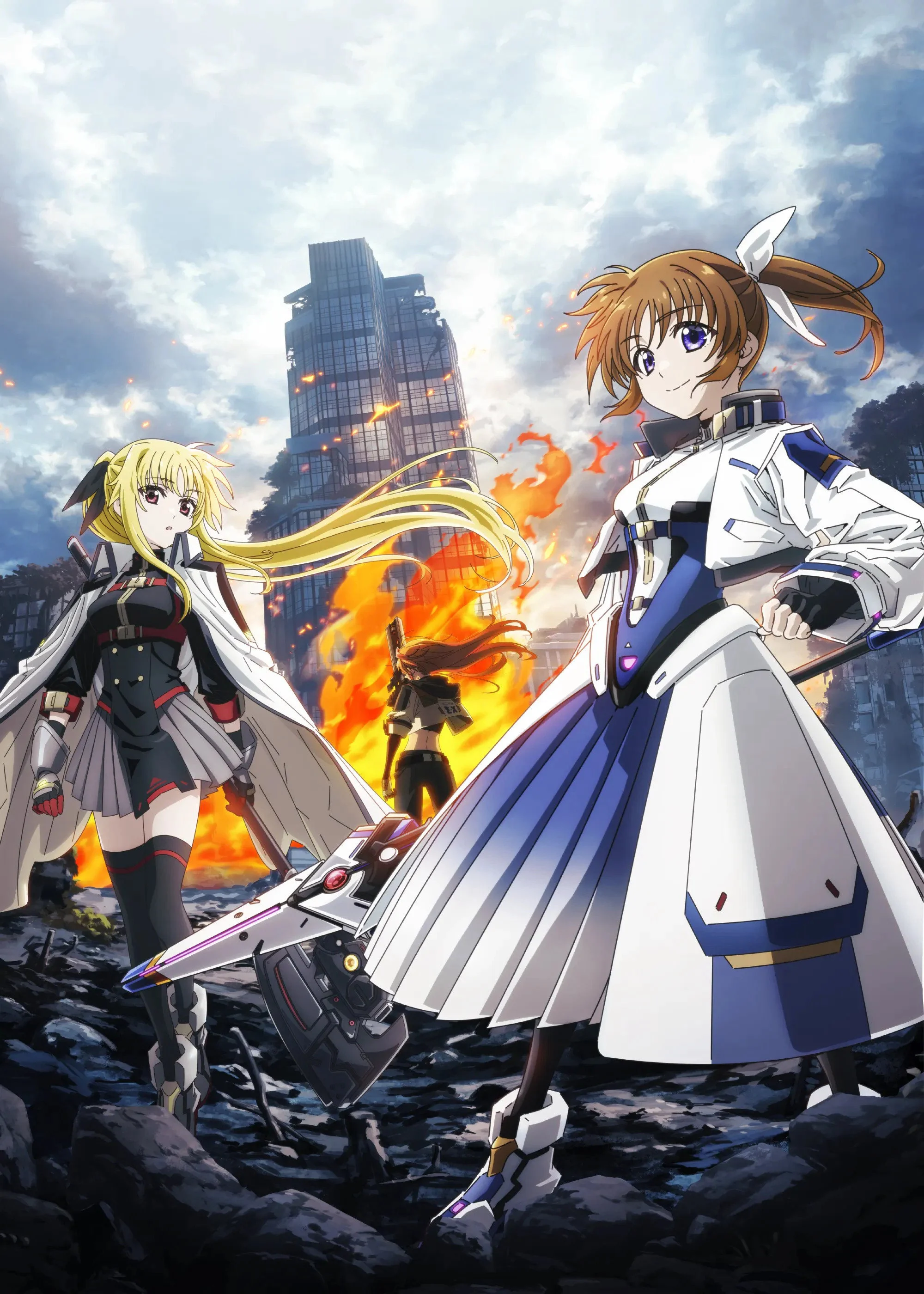 Poster phim Thiếu Nữ Phép Thuật Nanoha EXCEEDS